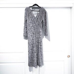 Stine Goya Silver 1920s 1930s style Midi Dress